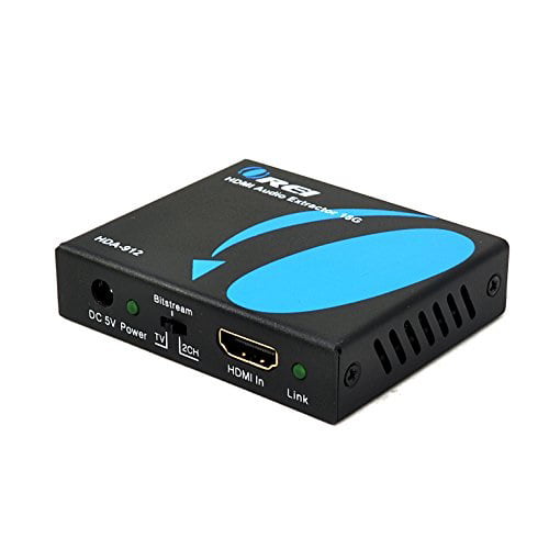 Dolby Digital/DTS Passthrough CEC OREI eARC 4K 60Hz Audio Extractor Converter 18G HDMI 2.0 ARC Support HDR Dolby Vision HDR10 Support HDA-927 HDCP 2.2 